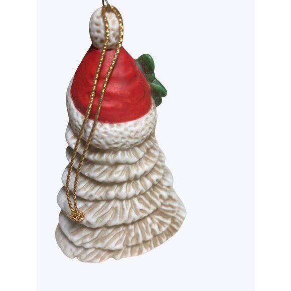 Vintage Ceramic Santa Tree Ornament - Picture 5 of 9